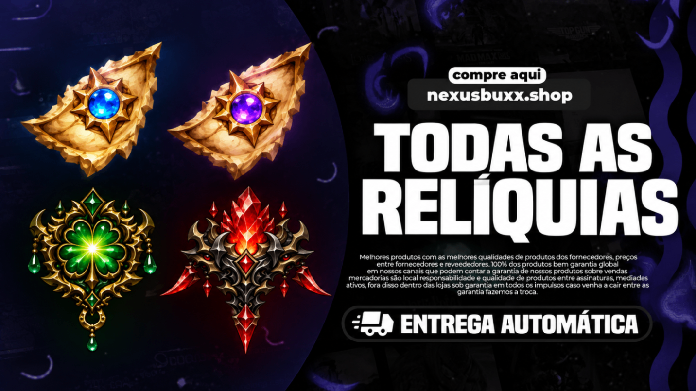 -🔵🟣- TODAS AS RELÍQUIAS! [TODAS AS PARTES] -🟢🔴-