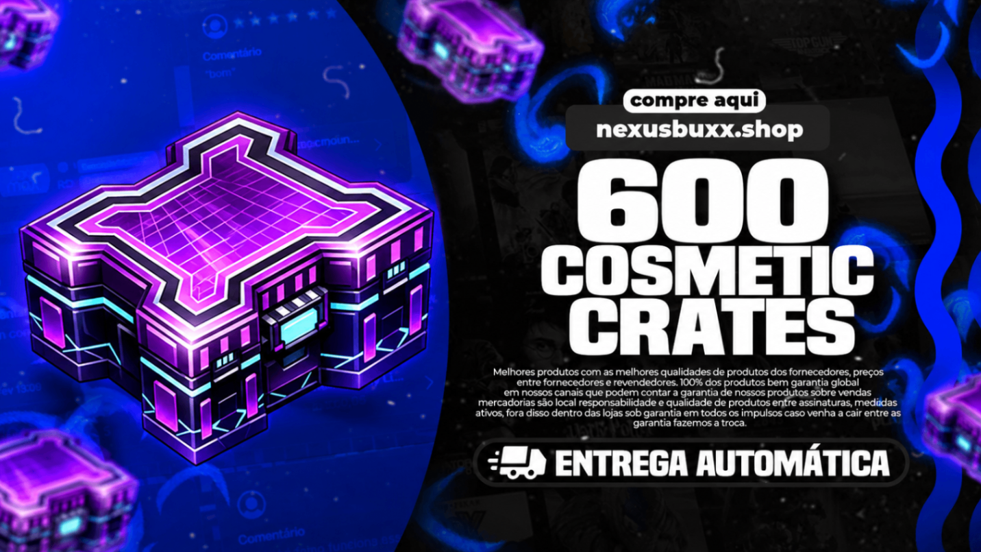 600 COSMETIC CRATES 💎